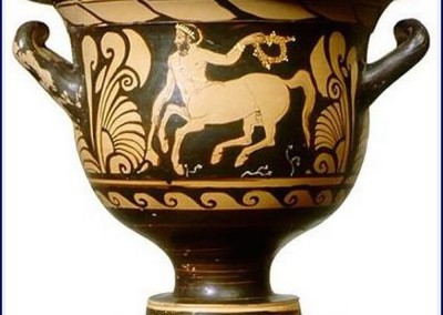 Cleofrades. Vaso com cenatauro, 500-480 A.C.