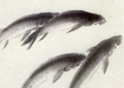 Wang Ching-fang. Peixes, 1950.