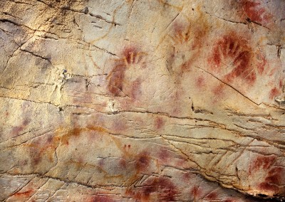 pintura na Cueva del Castillo, Santander, cerca de 25.000 A.C.
