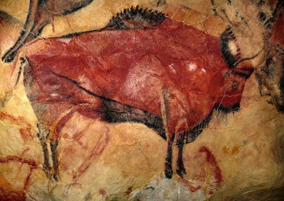 pintura na caverna de Altamira, cerca de 12.000 A.C.
