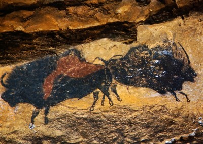 pintura na caverna de Lasacaux, 18.000 A.C.