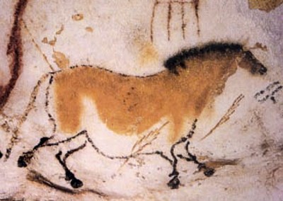 pintura na caverna de Lascaux. 18.000 A.C.
