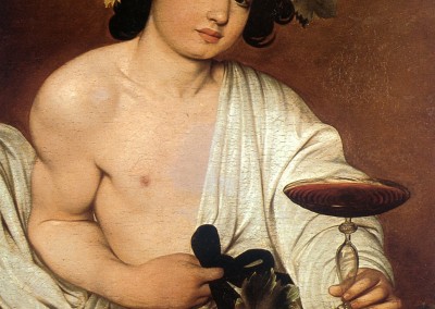 Caravaggio, Michelangelo. Baco, 1636-40.