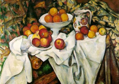 Cézanne, Paul. Maçãs e laranjas, 1895-1900.