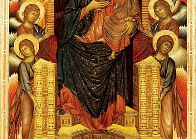 Cimabue. Madona entronizada, 1290-1300.