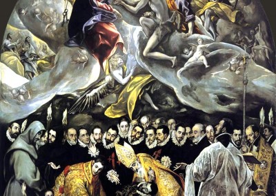 El Greco. O enterro do conde Orgaz, 1586.