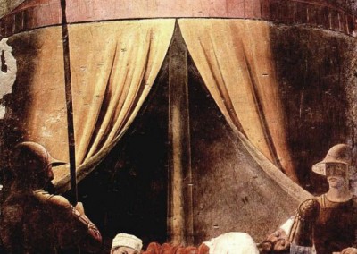 Francesca, Piero della. Sonho de Cosntantino, detalhe,1455.