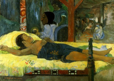 Gauguin, Paul. Nascimento de Cristo, 1896.