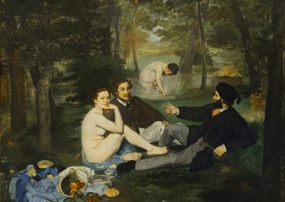 Manet, Edouard. Pic-nic na relva, 1863.