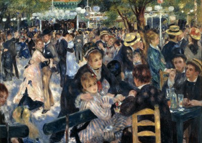 Renoir, Pierre Auguste. Le moulin de la galette, 1876.