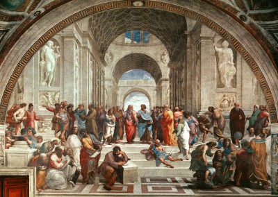Sanzio, Rafael. Escola de Atenas, 1506-1510.