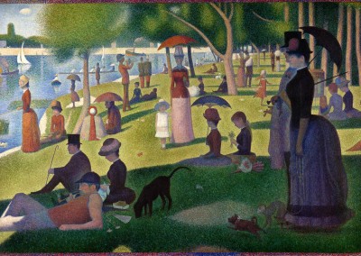 Seurat, Georges. Domingo de verão na Grande Jatte, 1884-86.