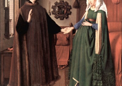 Van Eyck, Jan. O casal Arnolfini, 1434.