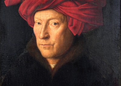 Van Eyck. Retrato de homem com turbante,1433.
