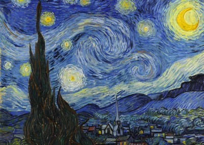 Van Gogh, Vincent. Noite estrelada, 1889.