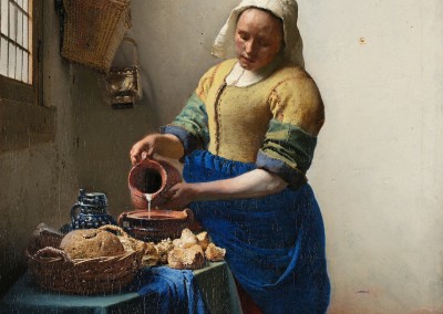 Vermeer, Johannes.  A leiteira, 1657-58.