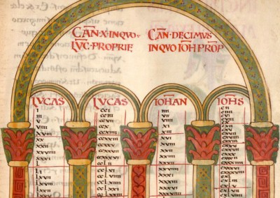 iluminura do livro dos evangelhos, 800-825.
