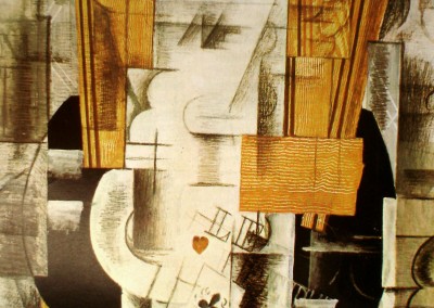 Braque, Georges. Natureza morta e violão, 1911