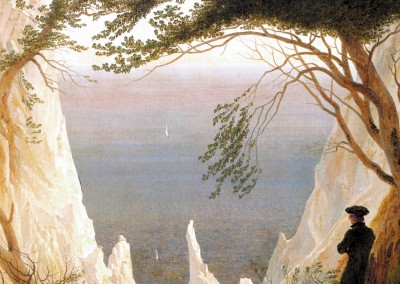 Friedrich, Caspar David. Os penhascos de Rügen, 1818.