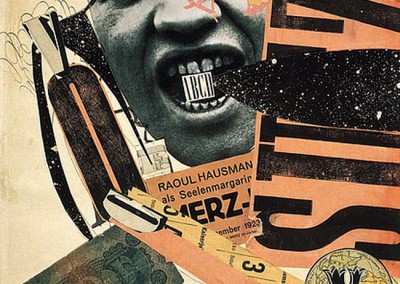 Hausmann, Raoul. Colagem, 1920.