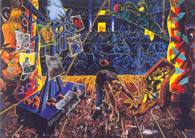 Immendorf, Jörg. Sem título, 1984.