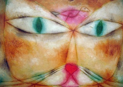 Klee, Paul. Gato e pássaro, 1928.