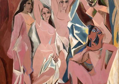 Picasso, Pablo. Les Demoiselles d'Avignon, 1907.