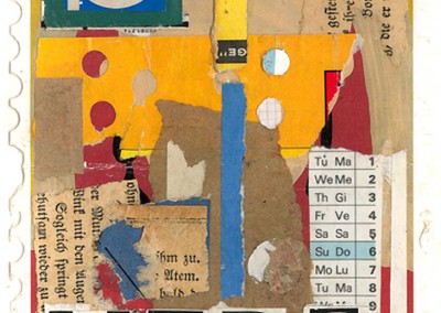 Schwitters, Kurt. Colagem, 1919.