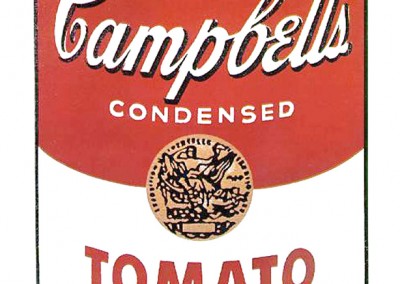 Warhol, Andy. Lata de sopa Campbell, 1965.